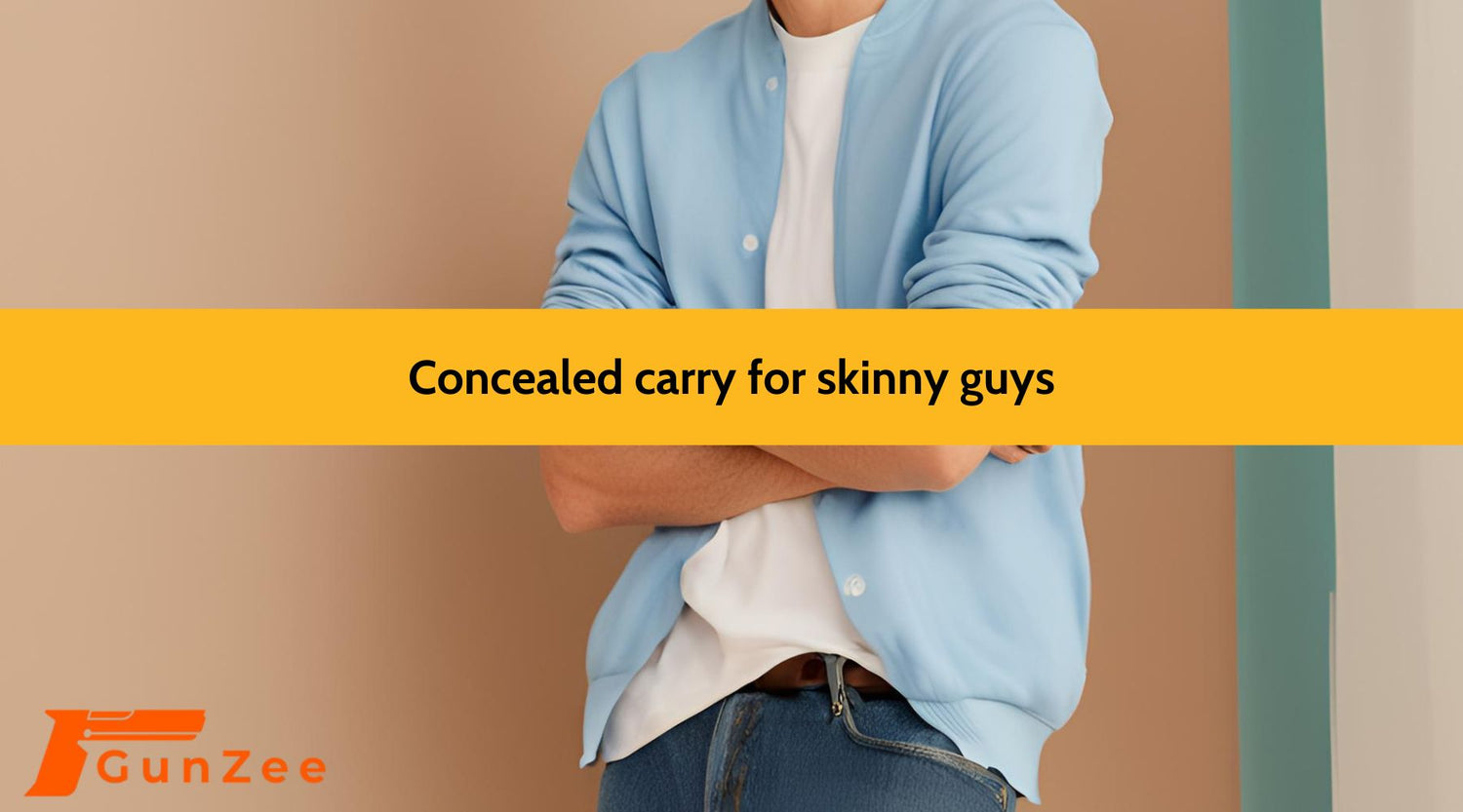 Alt text: Concealed carry tips for skinny guys (and gals)—GunZee