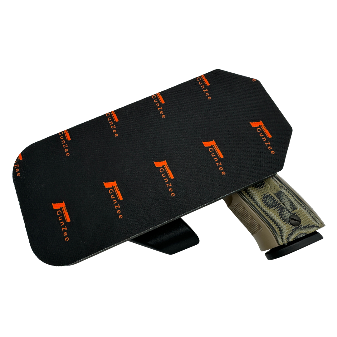 GunZee Heavy Duty Max – 4" x 8.5" Holster Pad for Full-Size IWB Carry – Denser, Ultra-Durable Comfort for the Most Demanding Conditions – Fits G19, G17, P320, P226, CZ P09