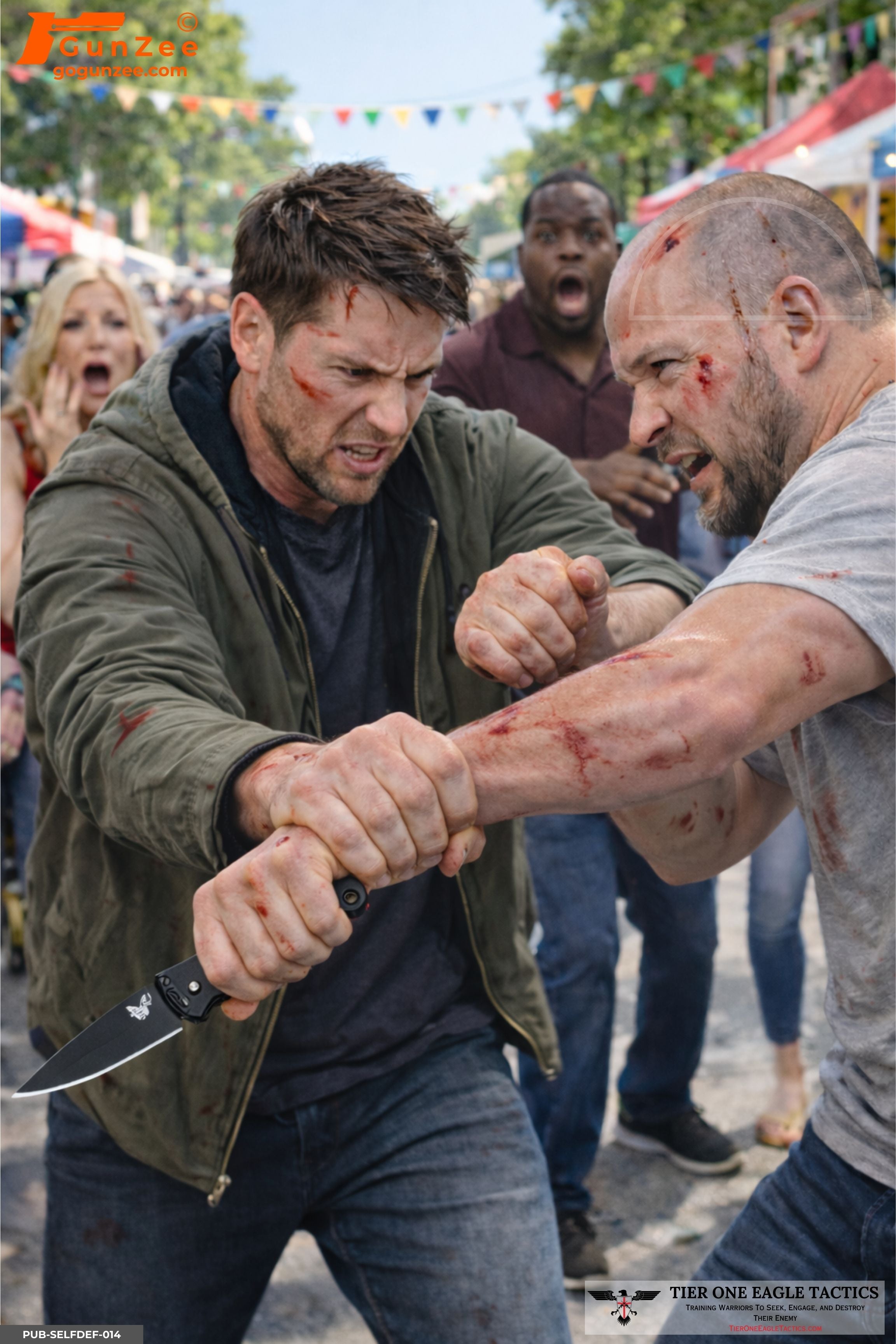 Public Knife Assault Disarm – Close-Range Edged Weapon Encounter