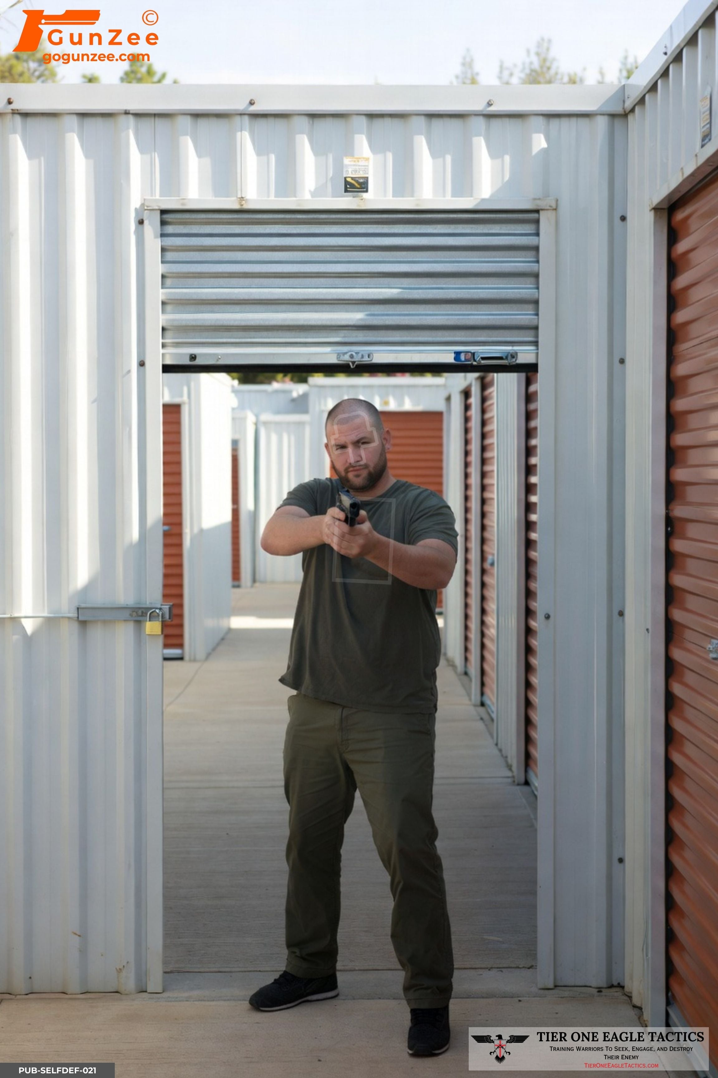 Storage Unit Armed Confrontation Shooting Target