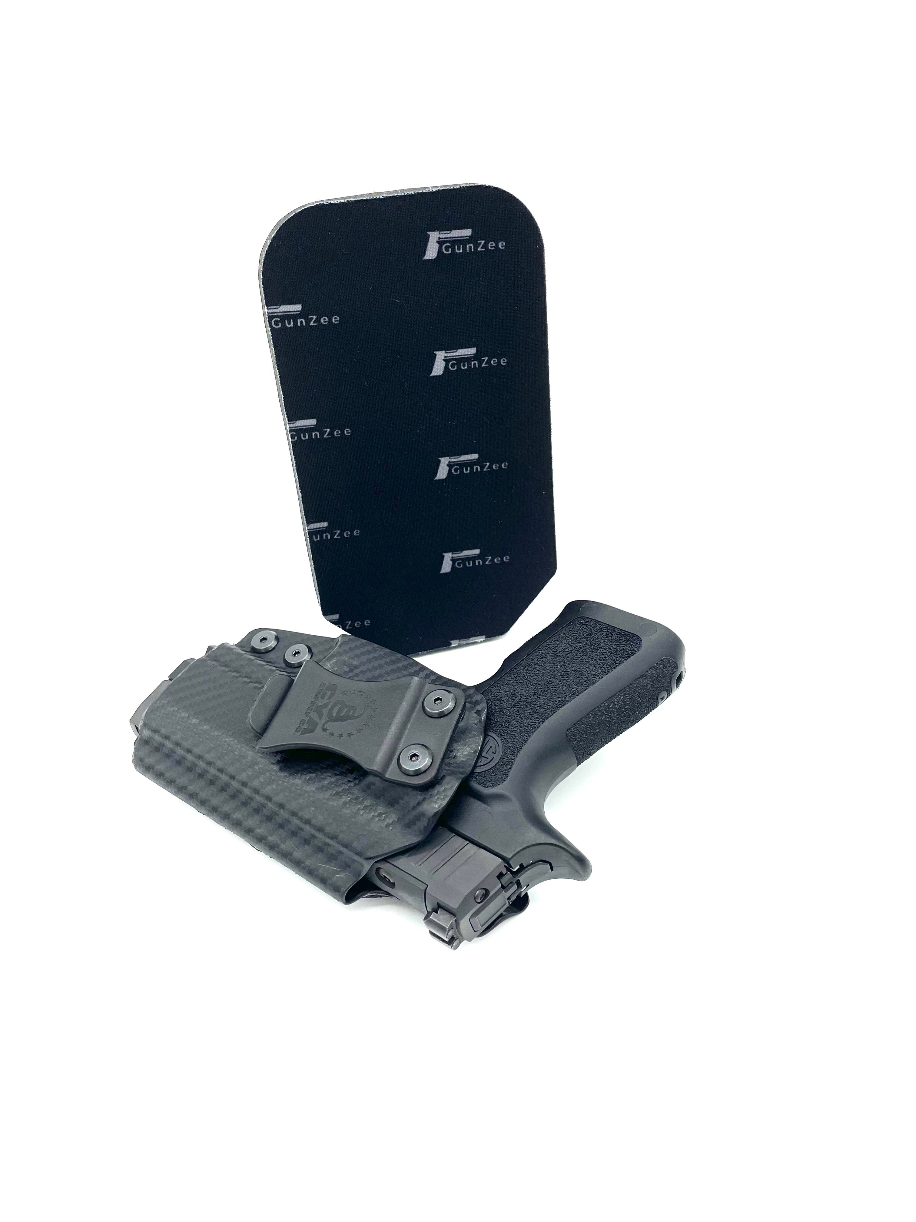 GunZee Original – Memory Foam Holster Pad for Compact IWB Carry (4" x 7") – Fits P320c, Glock 19, Glock 43, M&P Compact, VP9, PDP, XD(M), FN509C, G3C