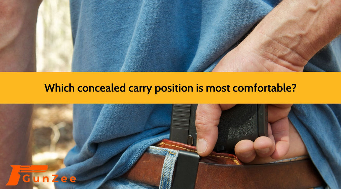What is the most comfortable concealed carry position?