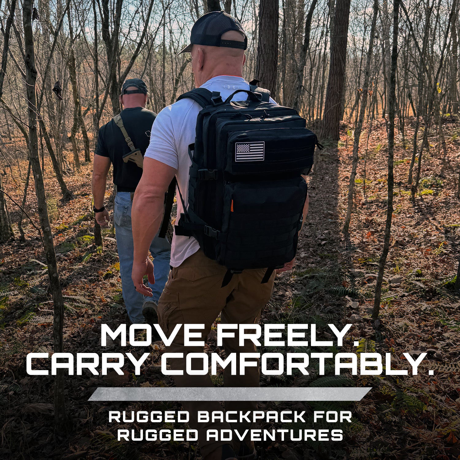 40L Tactical MOLLE Backpack – Bug-Out, Range, Hunting, Hiking, and Military Pack