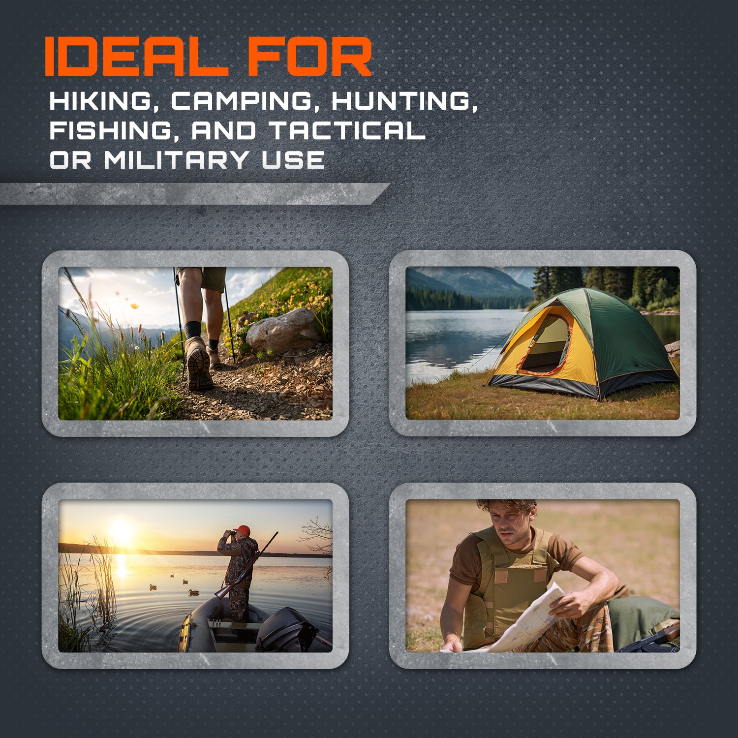 40L Tactical MOLLE Backpack – Bug-Out, Range, Hunting, Hiking, and Military Pack