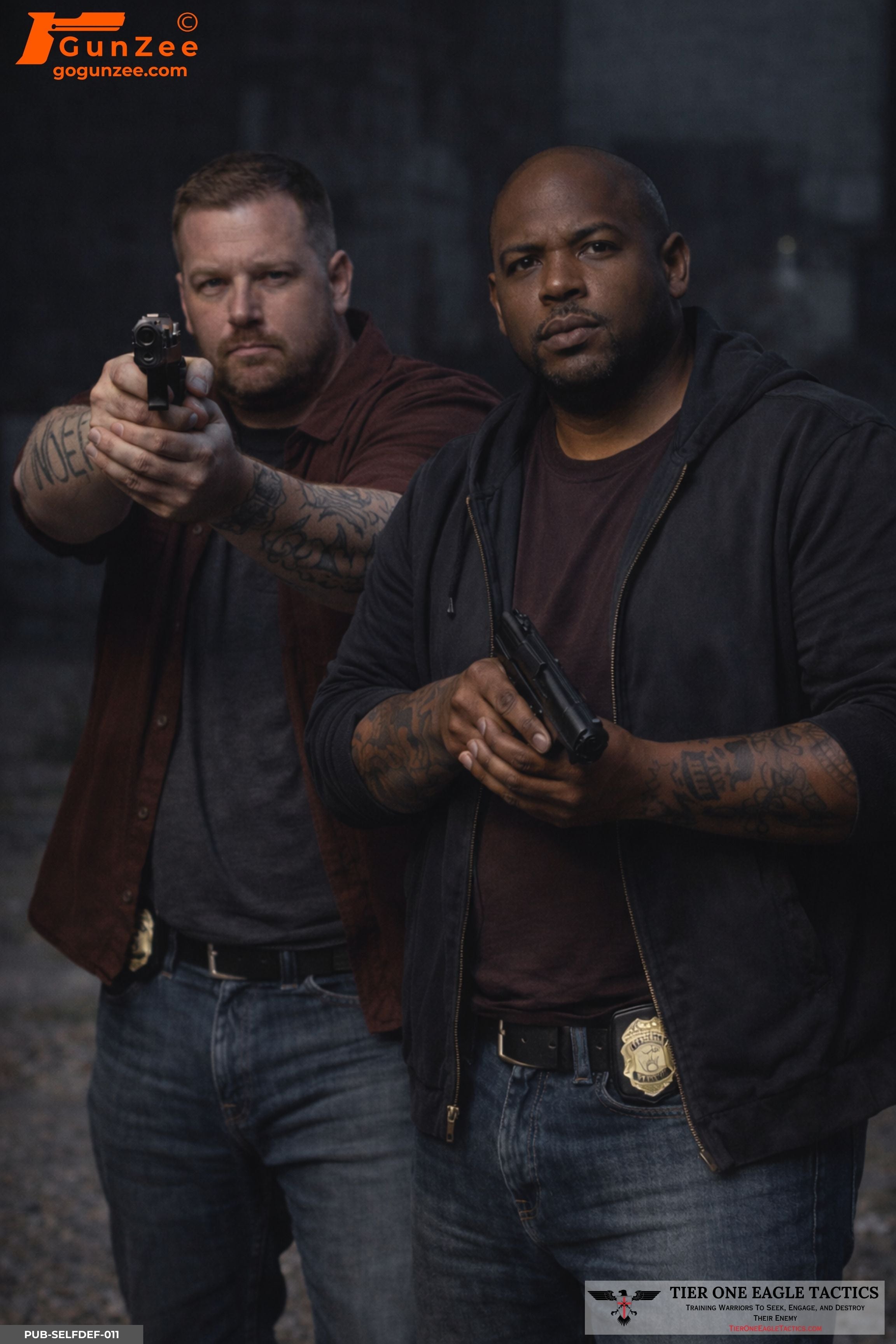 Low-Light Plainclothes Officer Contact – Authority Identification Scenario