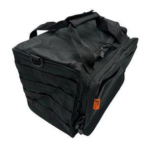 Heavy Duty Range Bag – 600D Ballistic Nylon Shooting Gear Bag with Padded Compartments, Customizable Dividers & Ample Storage for Firearms, Ammo & Accessories