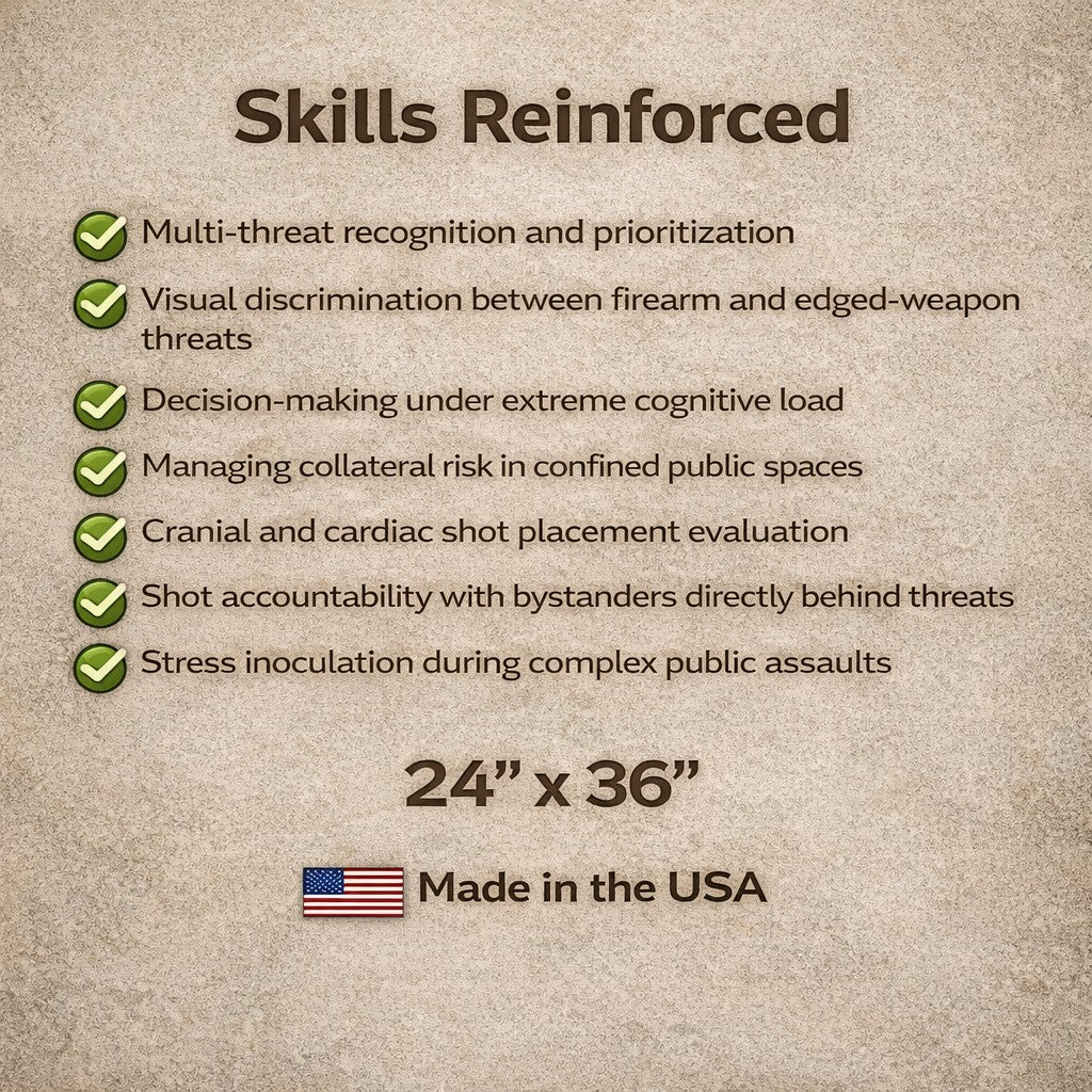 Dual-Threat Mall Corridor Assault Shooting Target